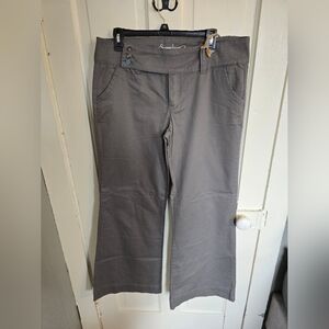 Spoon Jeans Grey Flared Pants, BNWT Size 17.